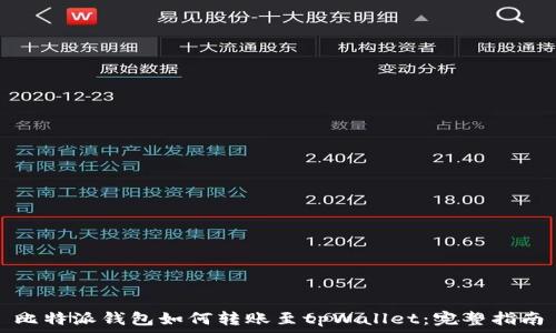   
比特派钱包如何转账至tpWallet：完整指南