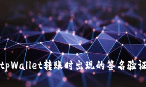 如何解决tpWallet转账时出现的签名验证错误问题